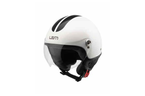 CASCO LEM BLANCO NEGRO