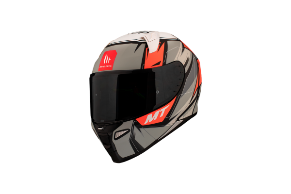 CASCO MT REVENGE 2 XAVI VIERGE A5 ROJO FLUOR PERLA MATE