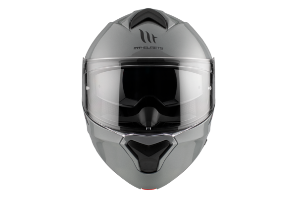 Casco MT Helmet Génesis SV Solid A12 Gris Brillo