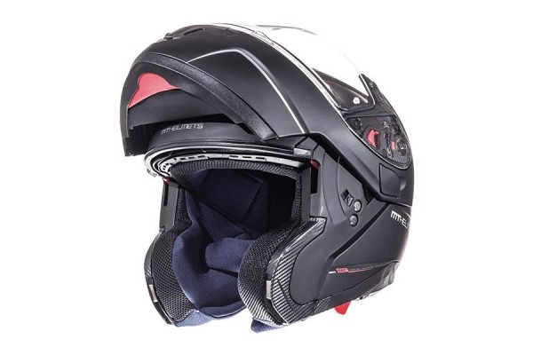 Casco Modular MT Atom SV Negro Mate